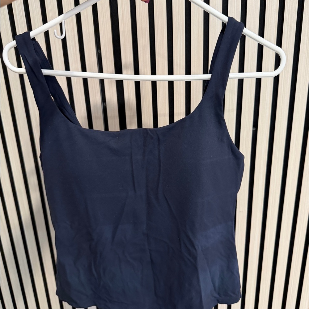 Classic Navy Square Neck Women’s Tank Top